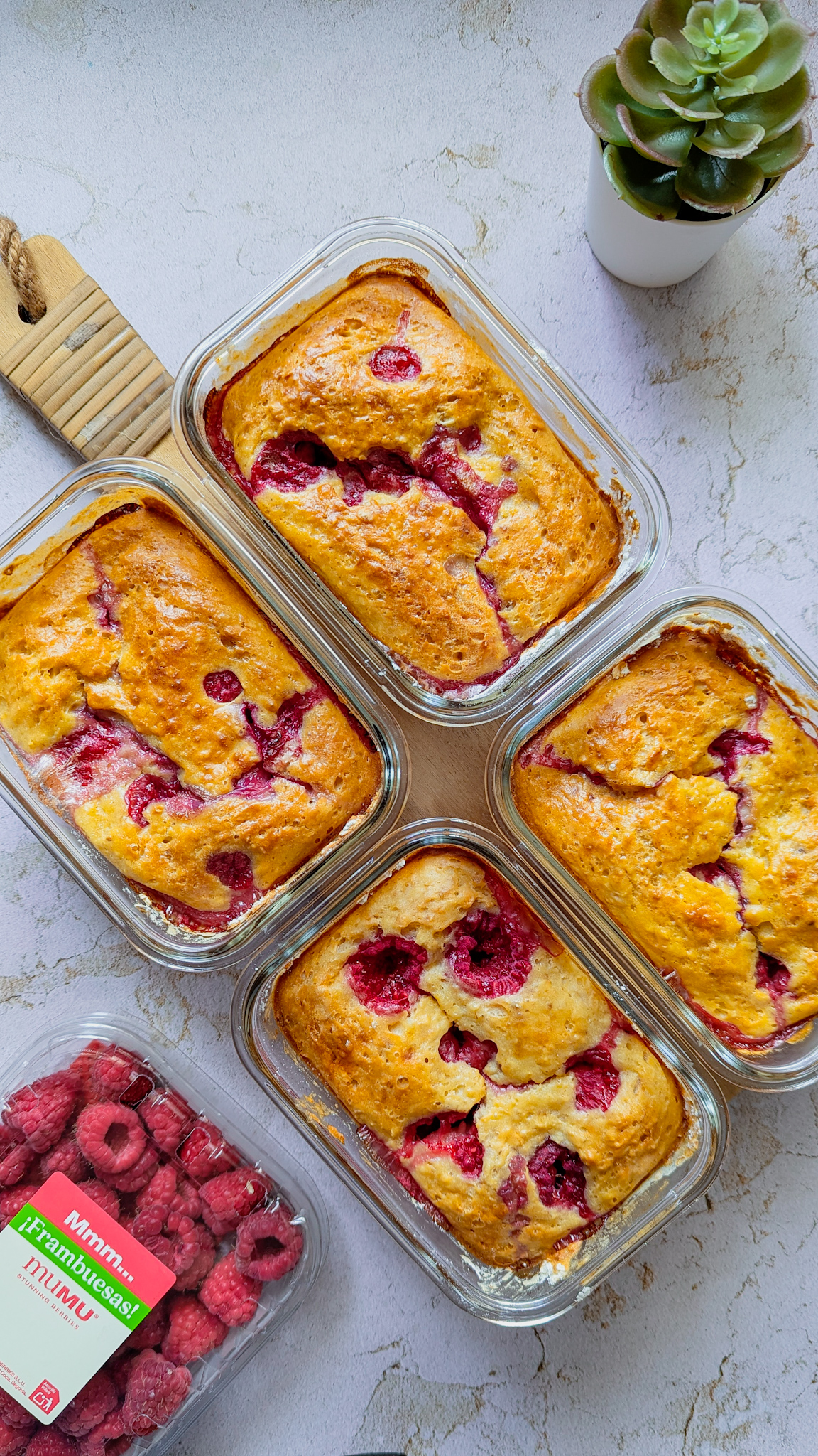 Bizcochitos Avena Frambuesa Mealprep