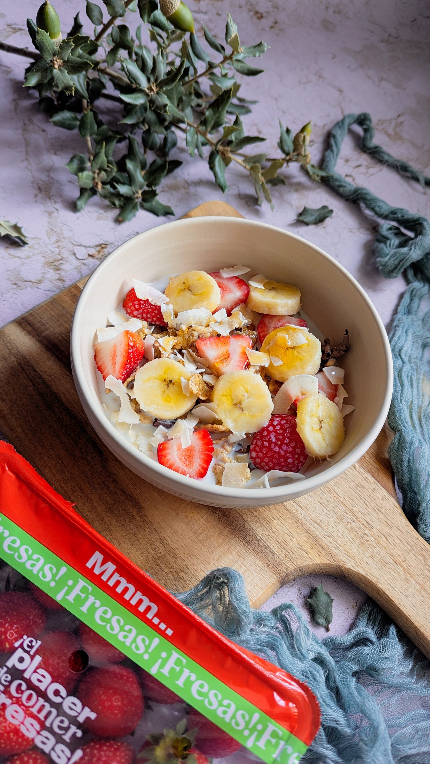 Cereal Bowl Berry Good Morning